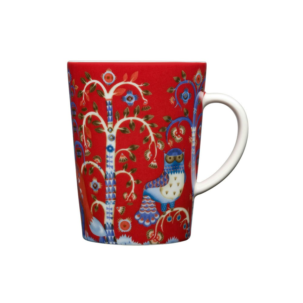 Iittala Taika Krus 40 Cl  -  Kaffekopper Porselen R&oslash;d - 1012481