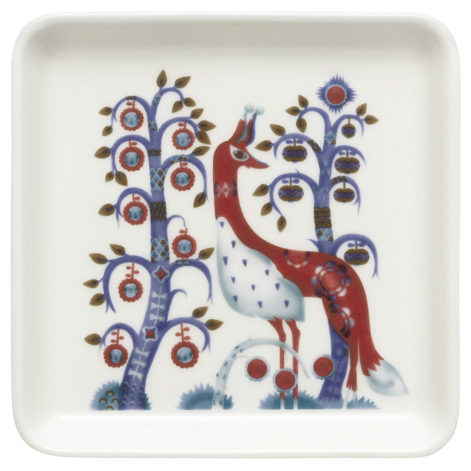 Iittala Taika Tallerken 12x12 Cm  -  Asjetter Vitroporcelain Hvit - 1070926