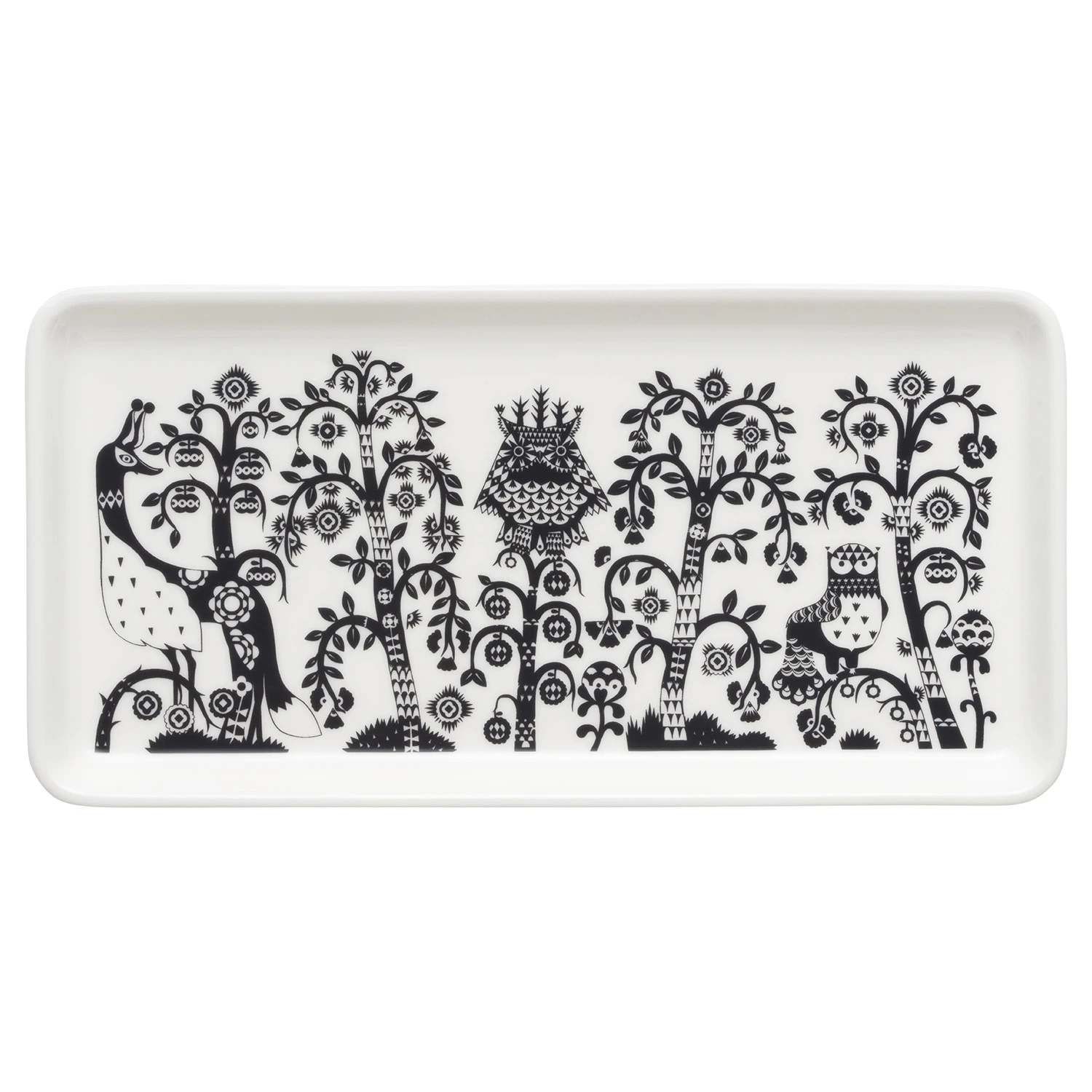 Iittala Taika Tallerken 12x24 Cm  -  Tallerkener Vitroporcelain Sort - 1070932