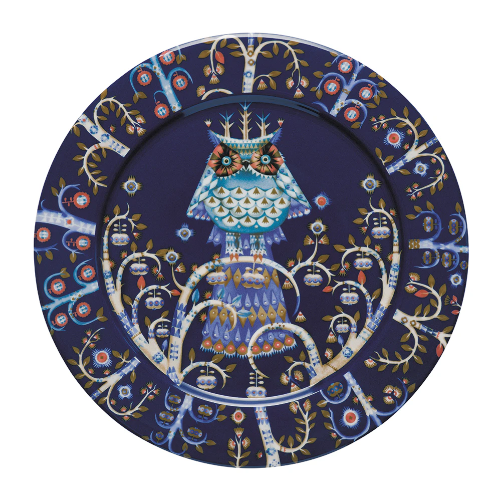 Iittala Taika Tallerken 27 Cm  -  Tallerkener Porselen Bl&aring; - 1011635