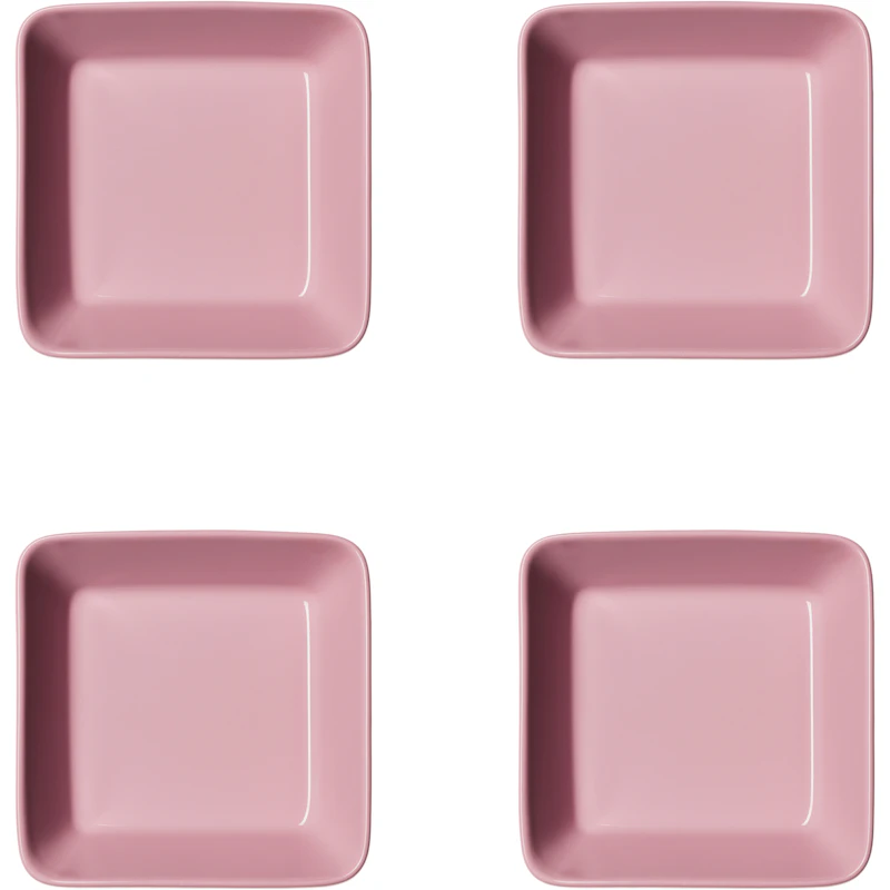 Teema Fat 12x12 cm 4-pk, Rosa