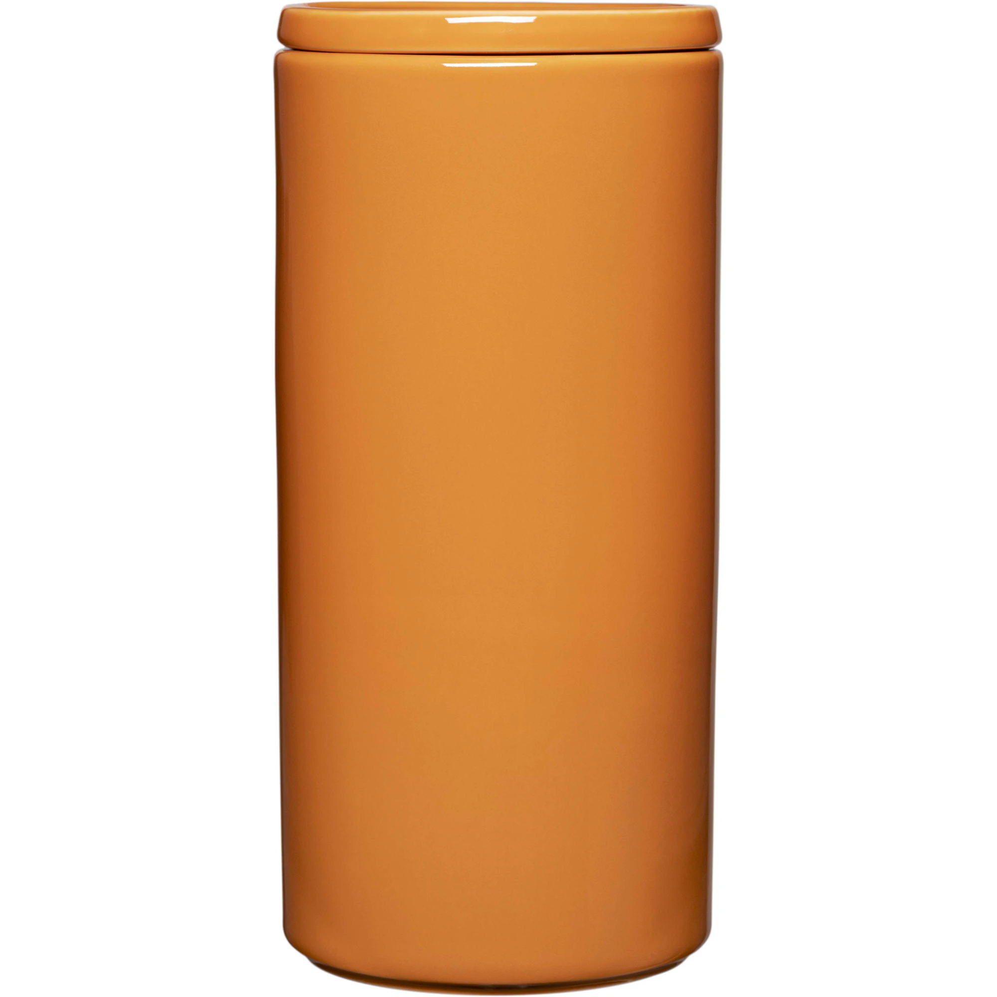 Iittala Teema Krukke 130 Cl - Oppbevaringsbokser & Lokk Vitroporcelain Amber - 1086904