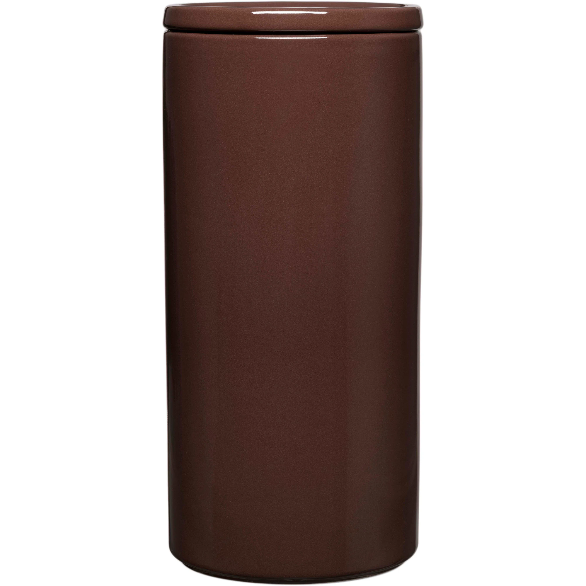 Iittala Teema Krukke 130 Cl - Oppbevaringsbokser & Lokk Vitroporcelain Espresso - 1086905
