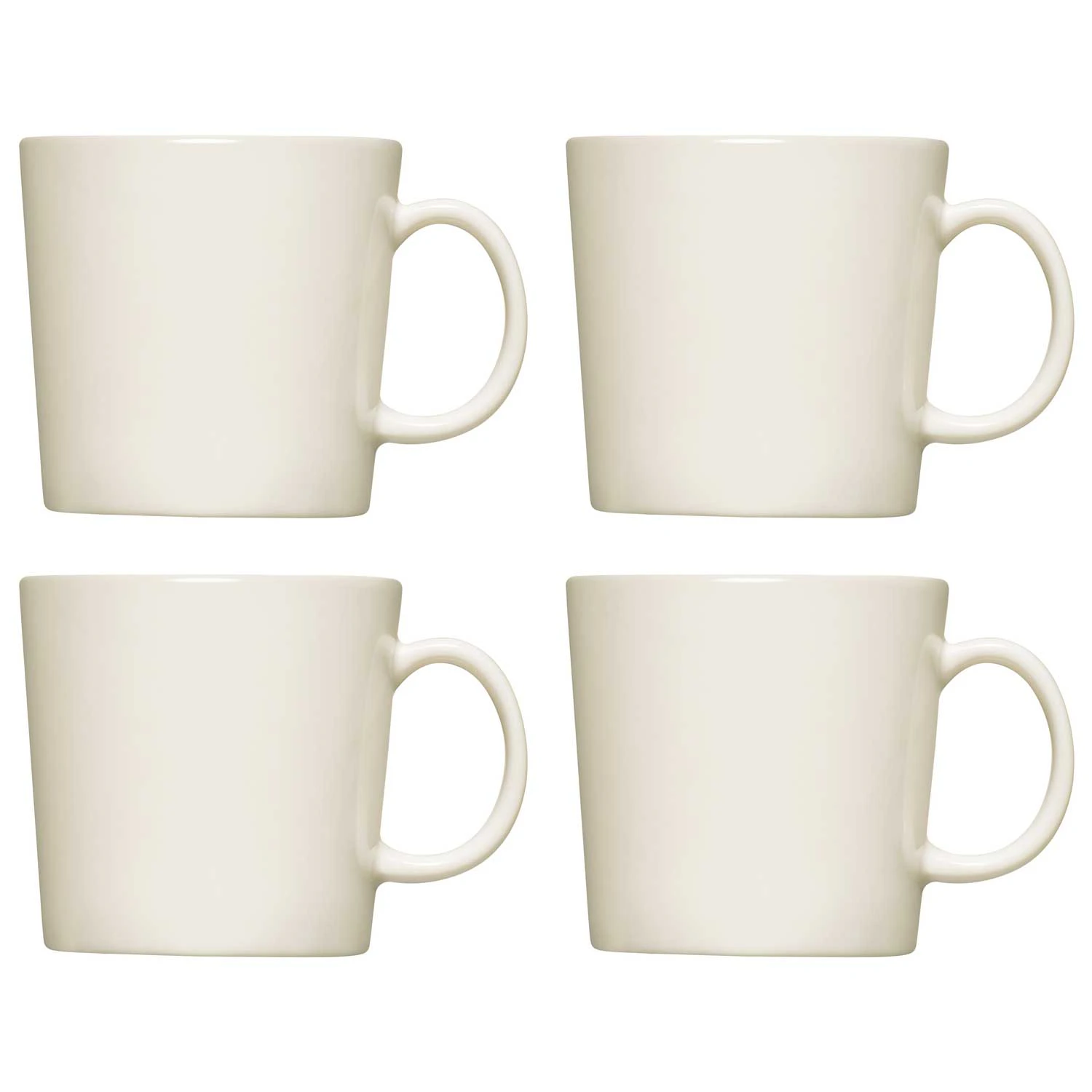 Iittala Teema Krus 4-pk 30 Cl  -  Kaffekopper Porselen Hvit - 1028182