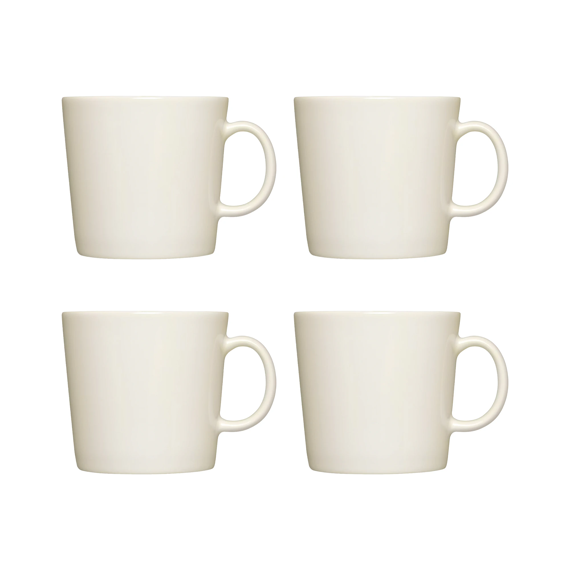 Iittala Teema Krus 30 Cl 4-pk - Kaffekopper Porselen Hvit - 1028182