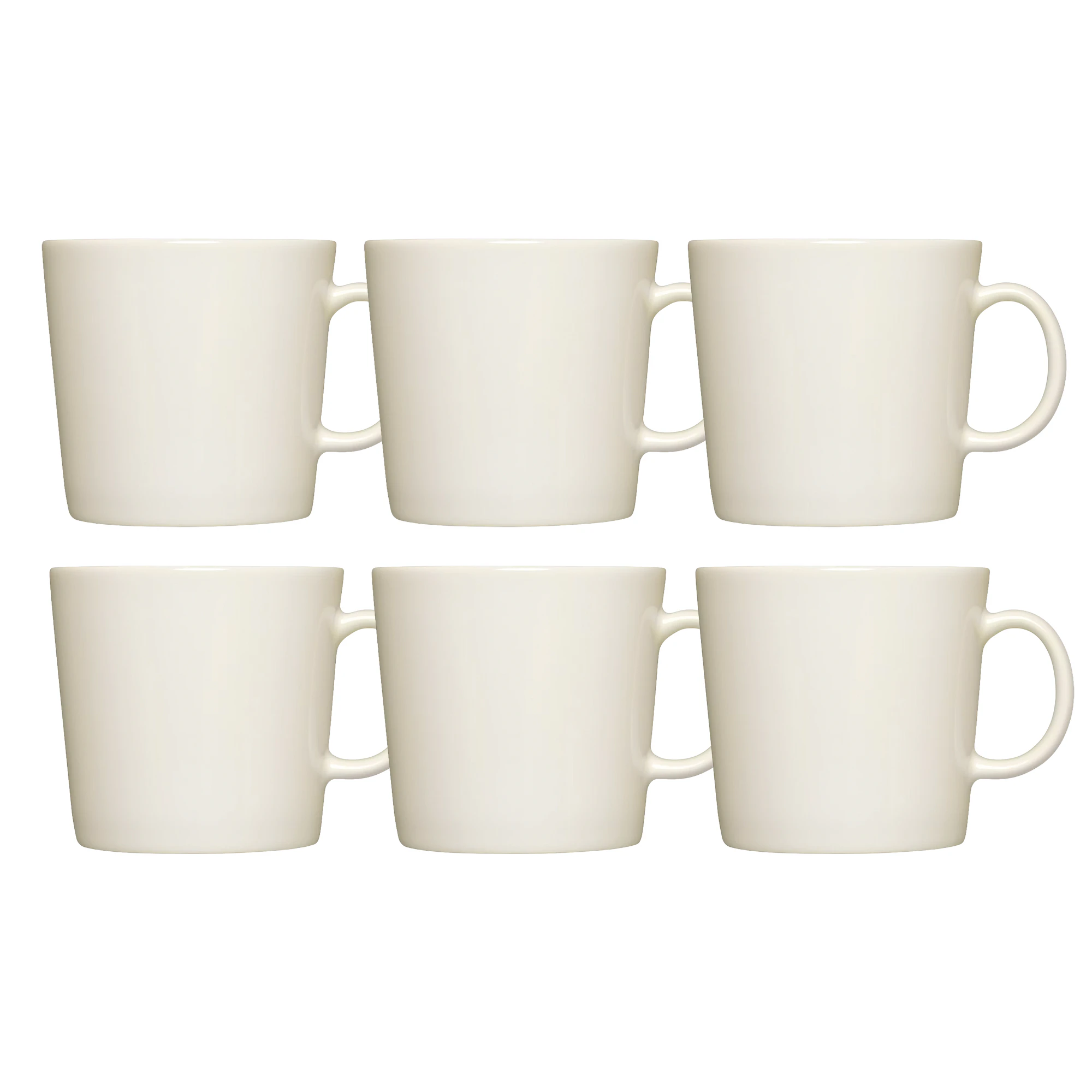 Iittala Teema Krus 40 Cl 6-pk - Kaffekopper Porselen Hvit - 1005467X6