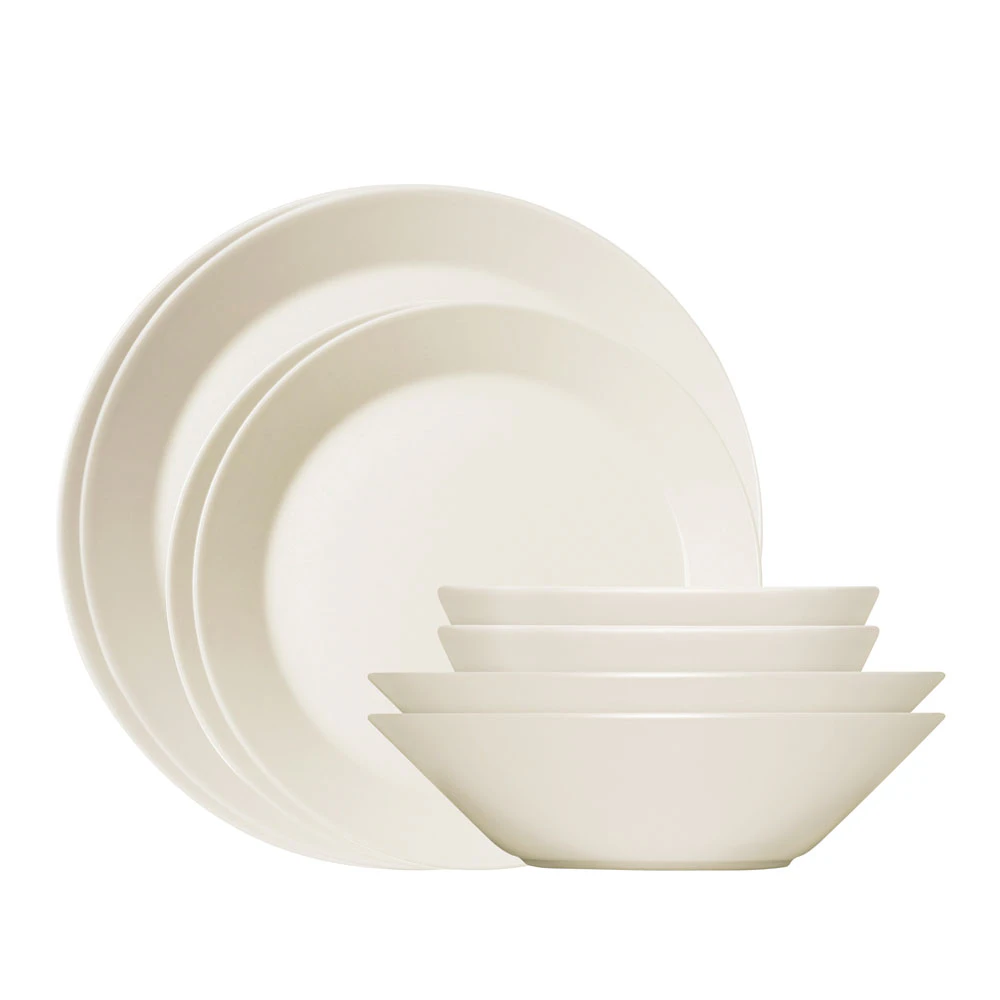 Iittala Teema Startsett 8 Deler  -  Serviser & Startsett Porselen Hvit - 1006449