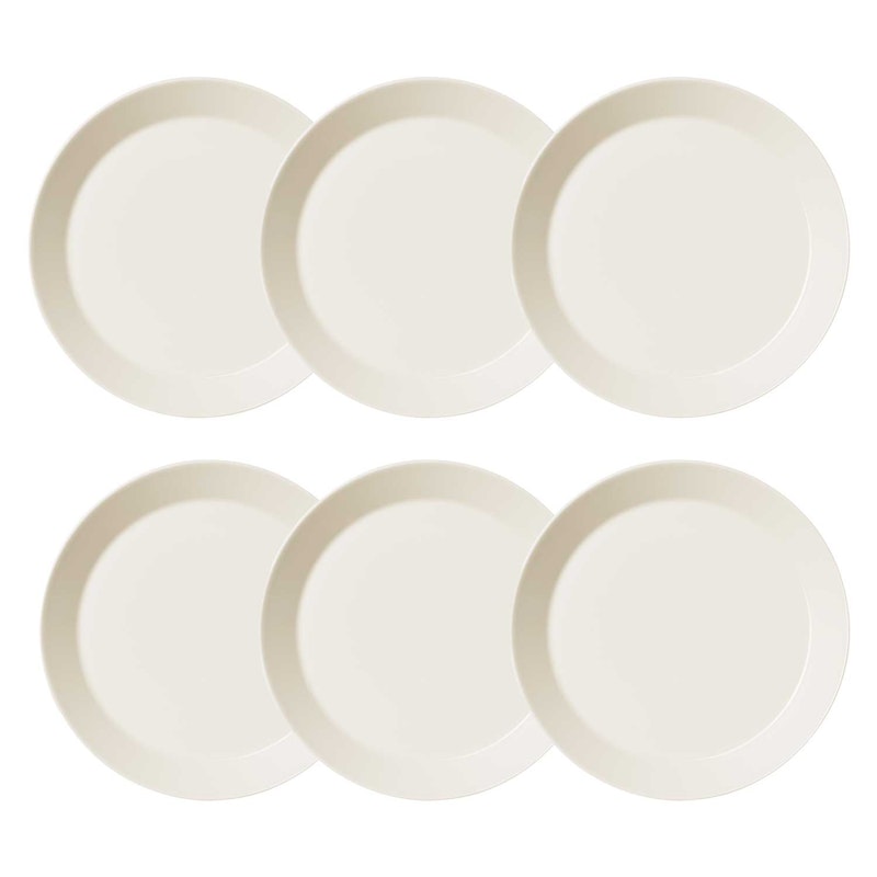 Teema Tallerken 26 cm Hvit, 6-pk