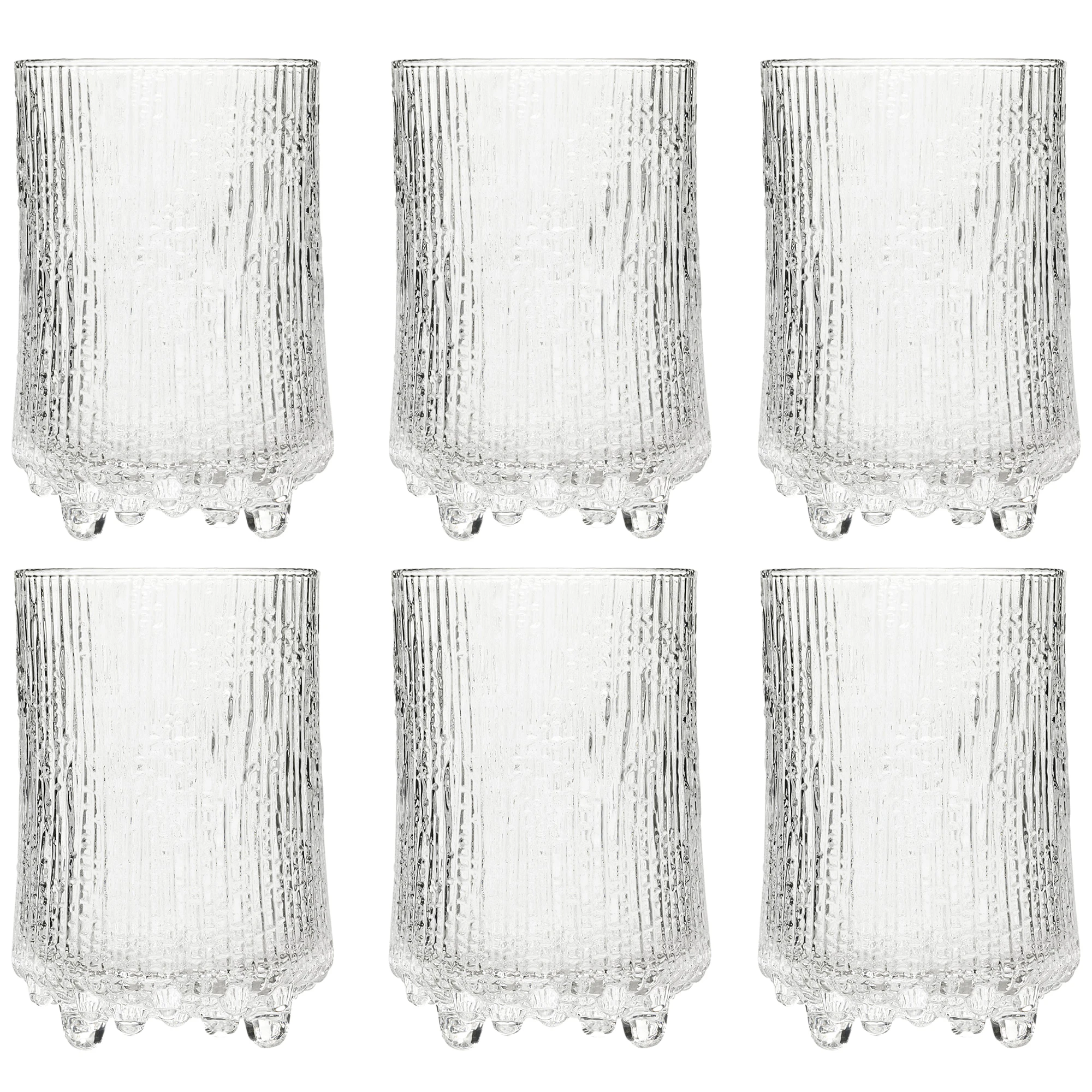 Iittala Ultima Thule &Oslash;l 38 Cl 6-pk - &Oslash;lglass Glass Klar - 1008517X3