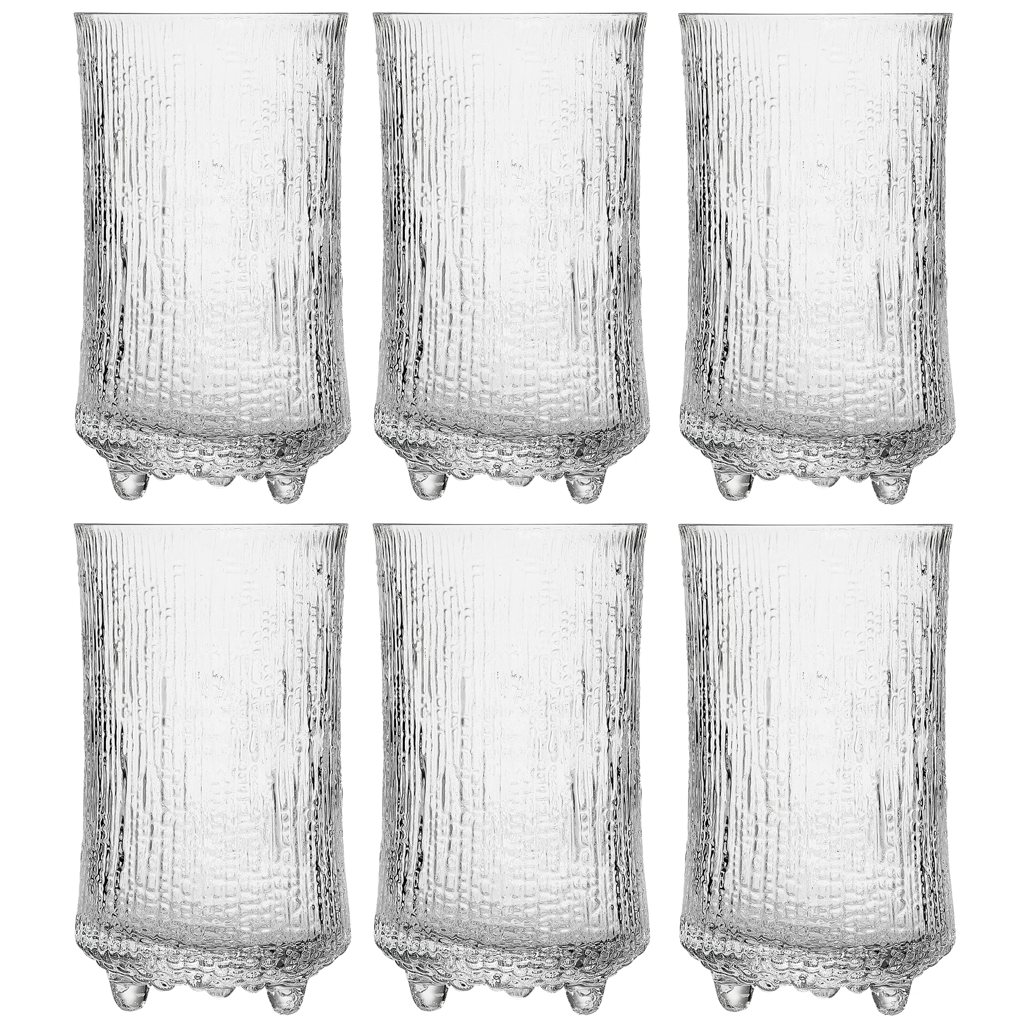 Iittala Ultima Thule Beer 60cl 2 Pcs &Oslash;l 60 Cl 6-pk - &Oslash;lglass Glass Klar - 1015657X3
