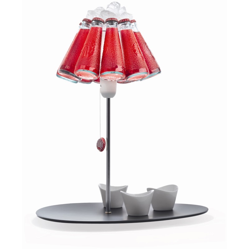 Campari Bar Bordlampe, Rød