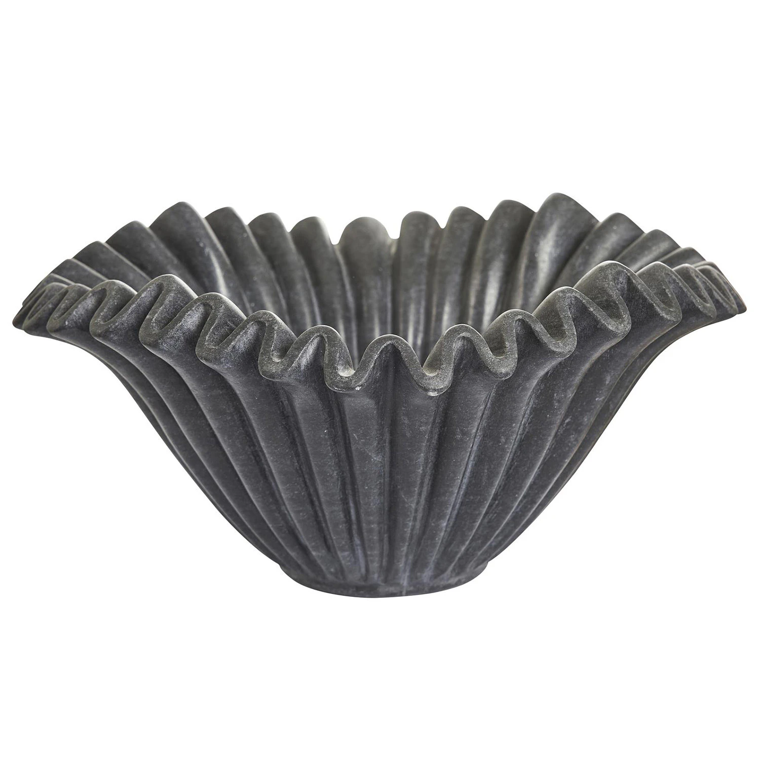 Jakobsdals Anemone Sk&aring;l &Oslash;30 Cm Svart -  Serveringssk&aring;ler Marmor Sort - N812208-02