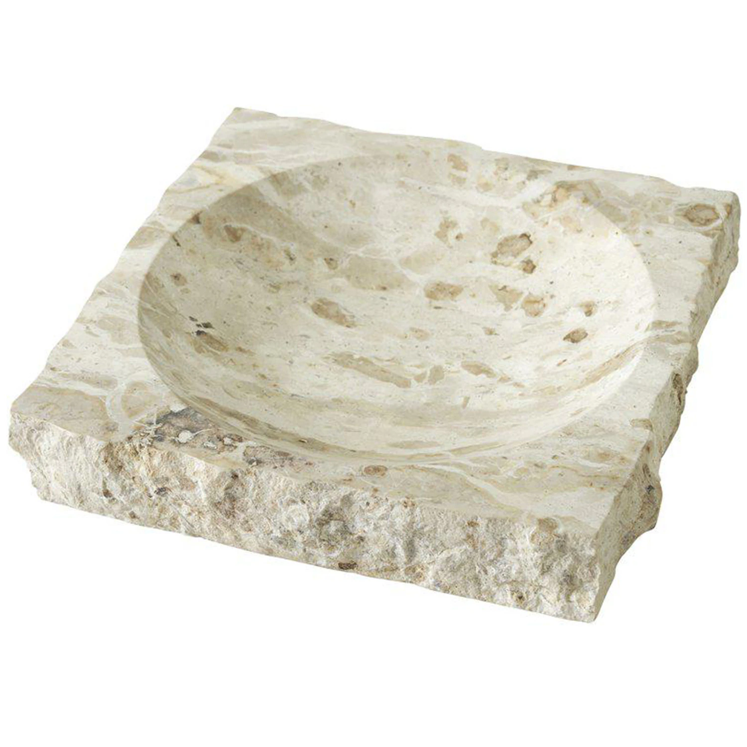 Jakobsdals Aya Sk&aring;l 27x27 Cm  -  Serveringssk&aring;ler Marmor Greige - N892344-11