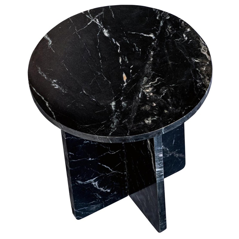 Bleik Sidebord Ø40 cm, Svart