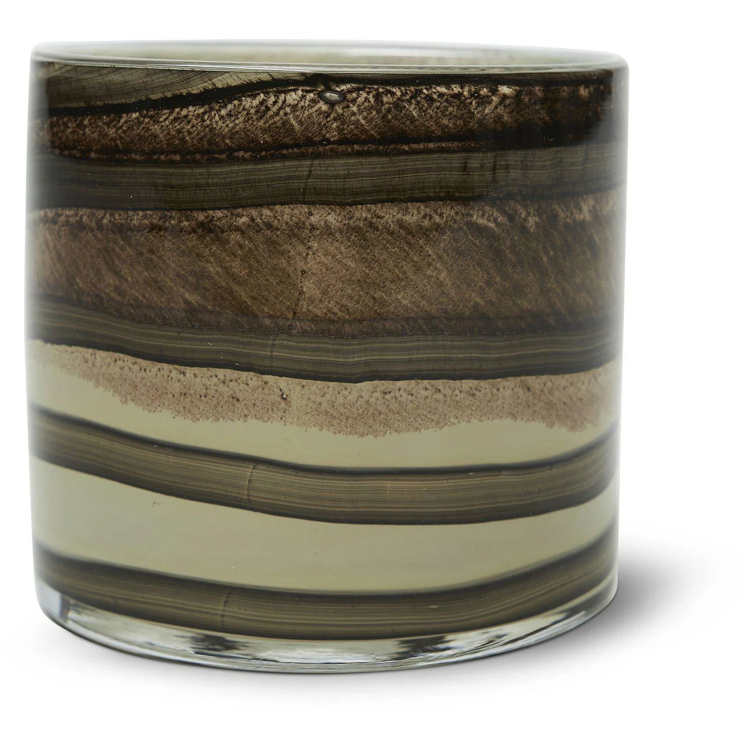 Jakobsdals Florence Lyslykte 12  Cm -  Lyslykter Glass Brun - N892400-02