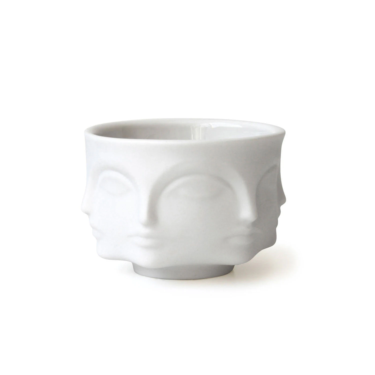 Jonathan Adler Muse Candle Holder Bowl Matt White Lyslykte Matthvit -  Vaser Porselen Matt Hvit - 6849