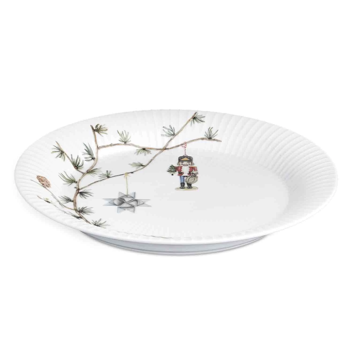 K&auml;hler Hammersh&oslash;i Christmas Plate &Oslash;27 Cm - Tallerkener Porselen Hvit - 693205