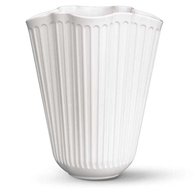 Hammershøi Unfold Vase H20.5 cm white Vase Hvit, 20,5 cm
