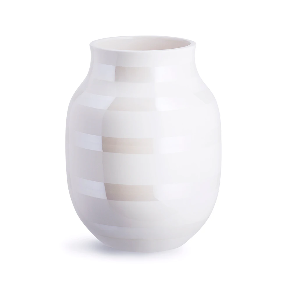 K&auml;hler Omaggio Vase 20 Cm Perlemor -  Vaser Keramikk Mother of Pearl - 691781
