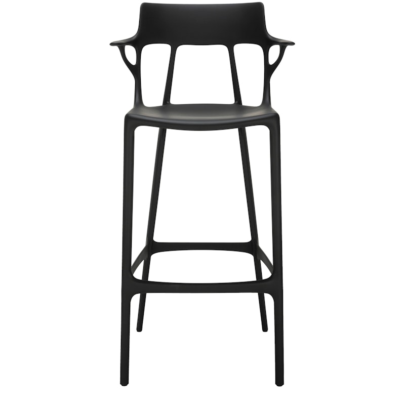 A.I. Barstol Resirkulert 75 cm, Svart
