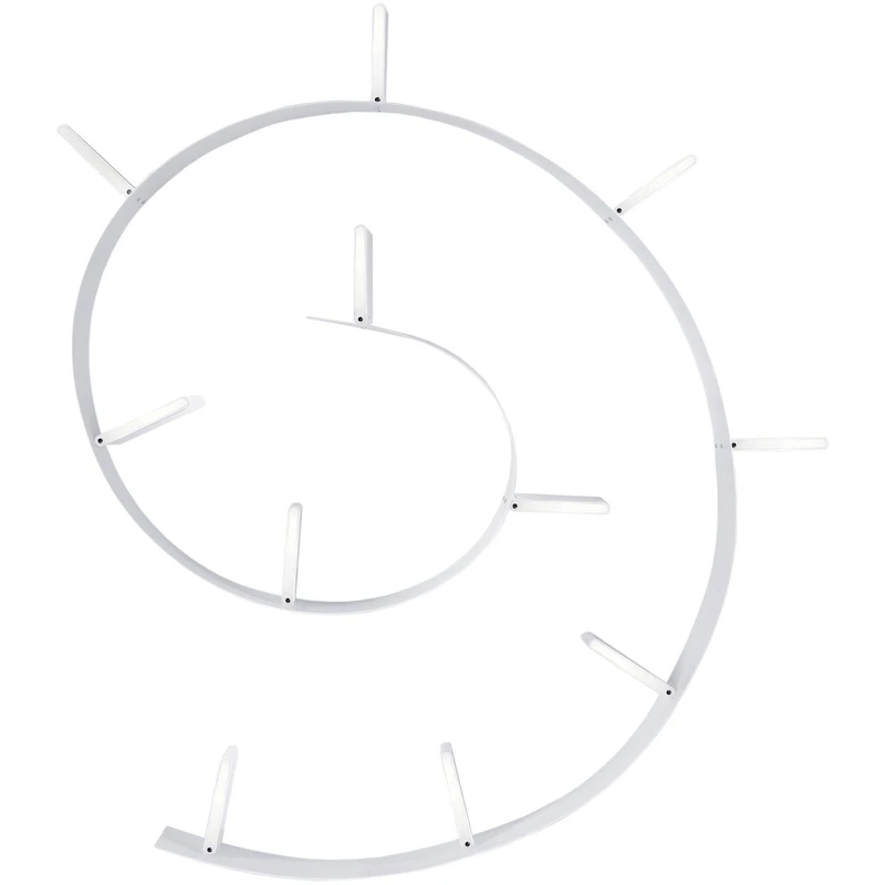 Bookworm bokhylle, medium hvit