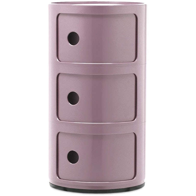 Componibili Classic Oppbevaring Med 3 Rom, Mauve