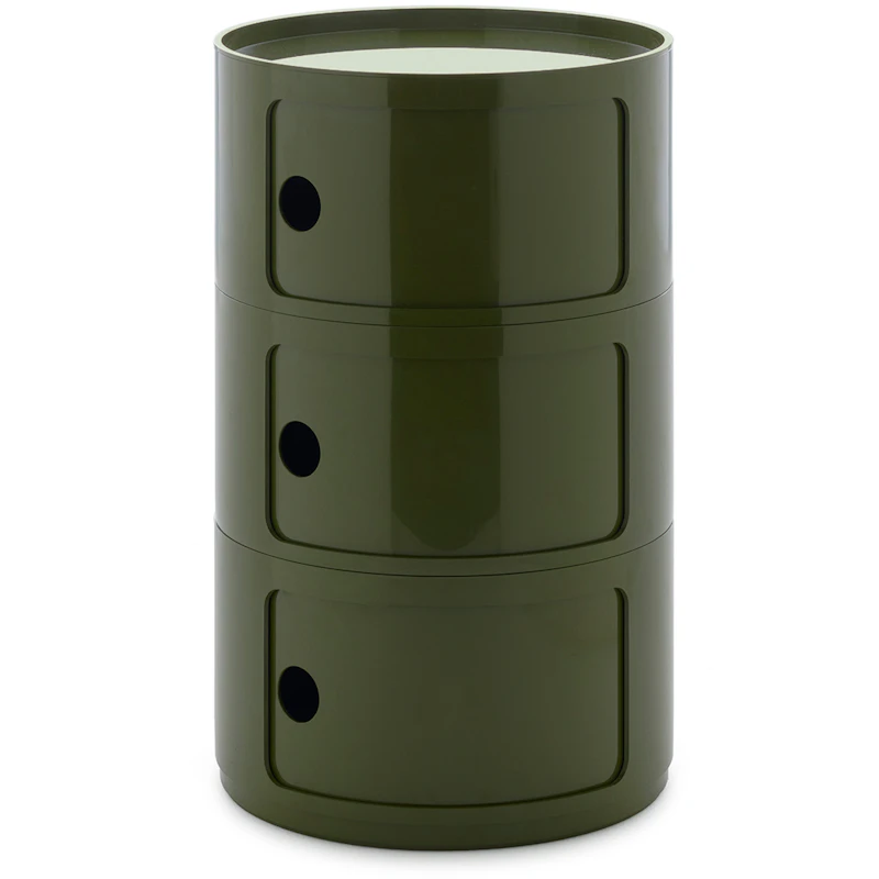 Componibili New Big Oppbevaring Med 3 Rom, Grønn