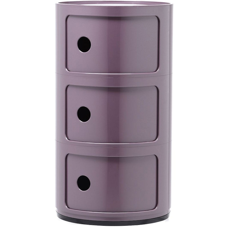 Componibili Classic Oppbevaring med 3 Rom, Violet