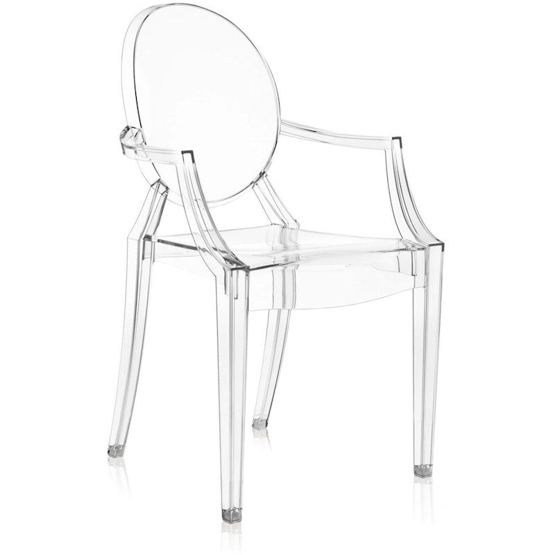 Louis Ghost Stol 4-pk, Crystal