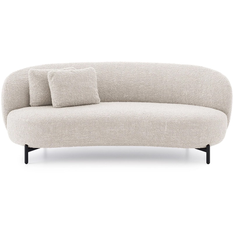 Lunam Curly Sofa, Hvit