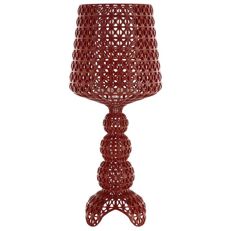 Mini Kabuki Bordlampe, Vinrød