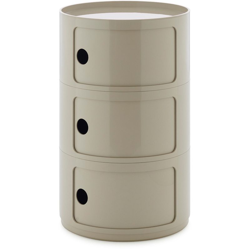 Componibili New Big Oppbevaring Med 3 Rom, Dove Grey