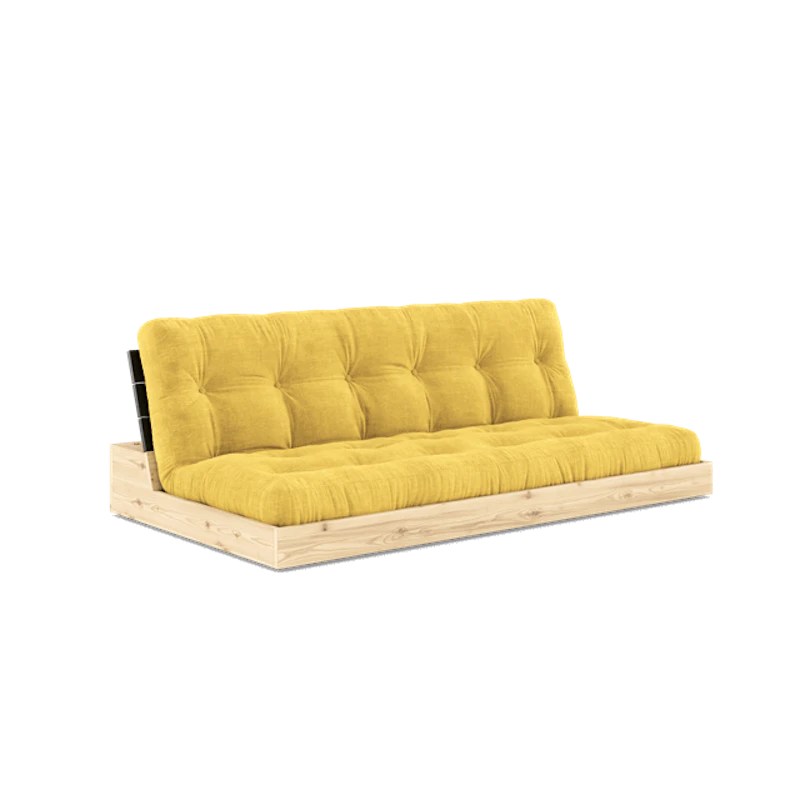 Base Sovesofa Med 5-lags Madrass Svart Natt/Honning