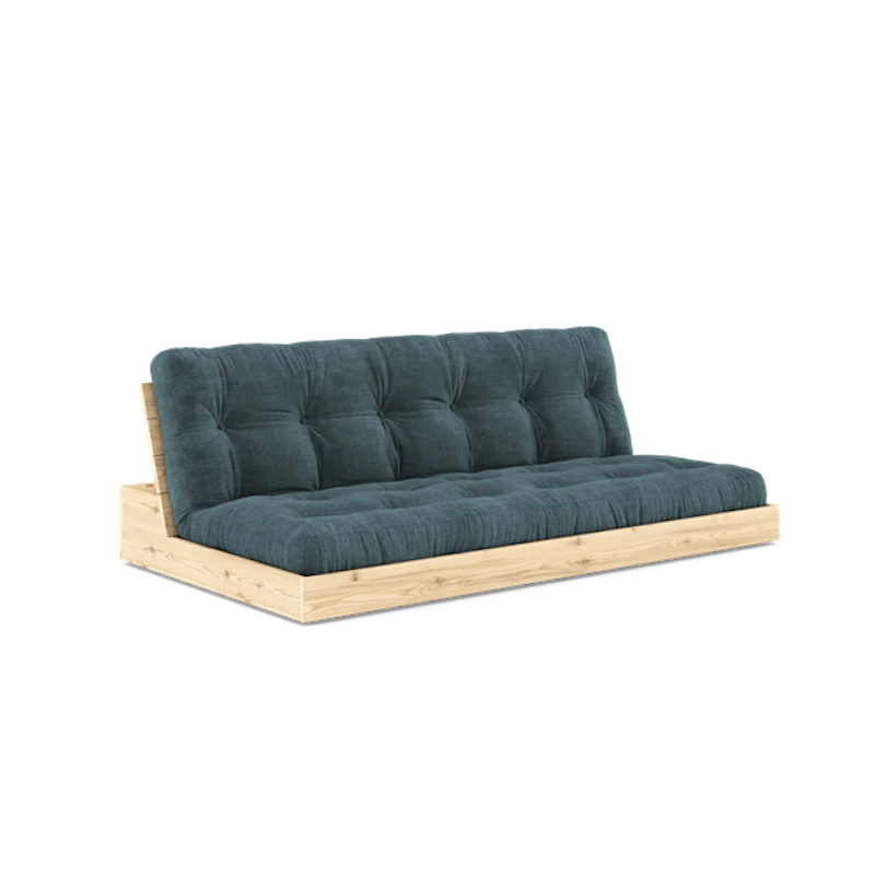 Base Sovesofa Med 5-lags Madrass Klar/Lyseblå