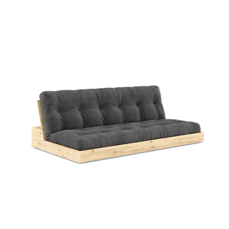 Base Sovesofa Med 5-lags Madrass Klar/Antrasitt