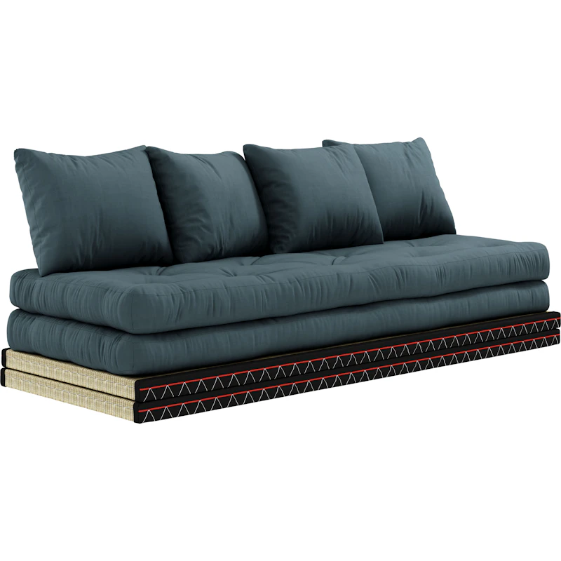 Chico Sofa Med Madrass 80x200 cm, Petrolblå