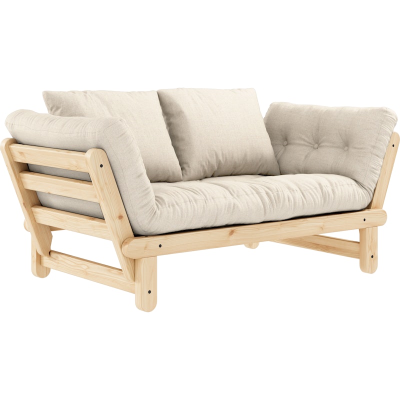 Beat Sofa Med Madrass, Lakkert / Linen