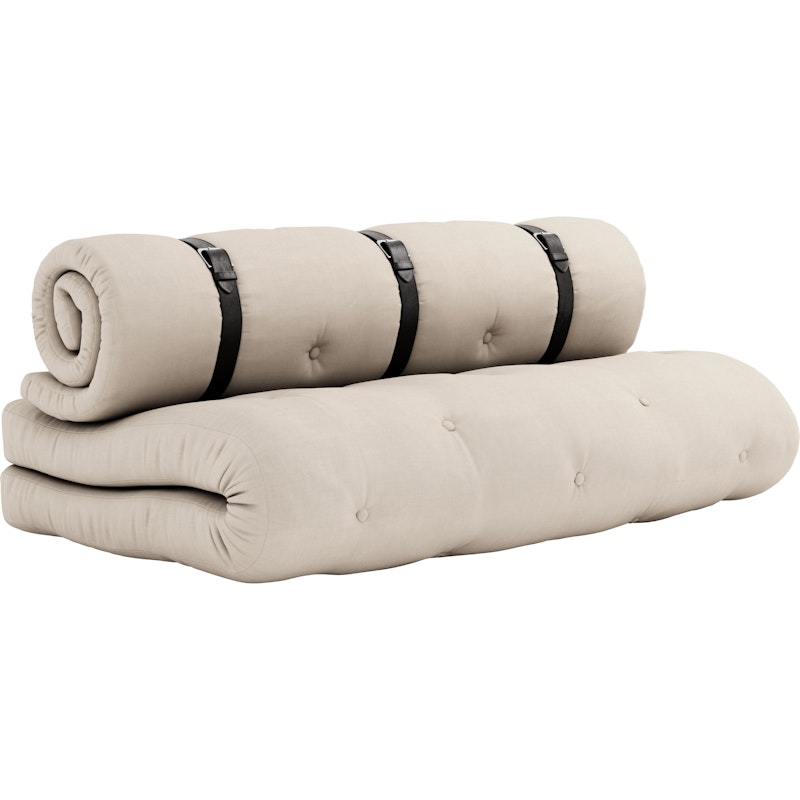 Buckle-Up Sofa Med Belte, Beige / Brun