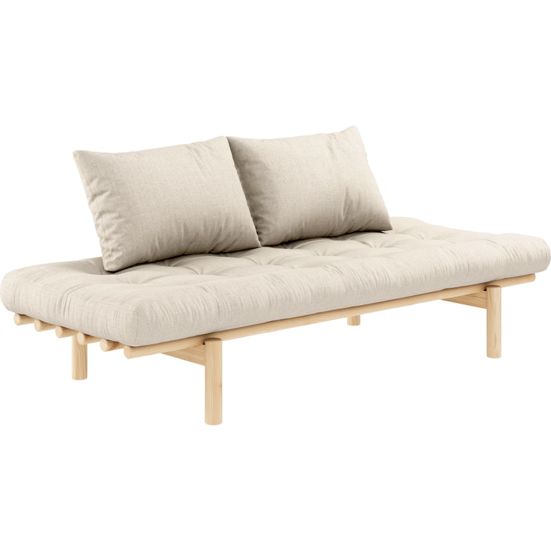 Pace Dagseng Med Madrass, Klarlakkert / Linen