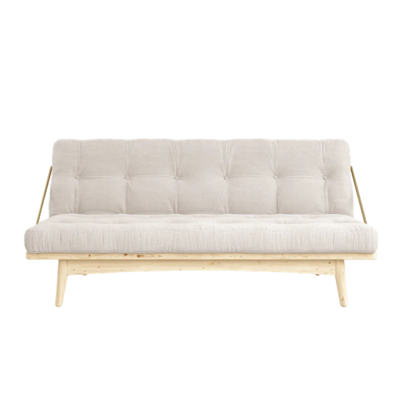 Folk Sofa Med 5-lags Madrass 510 Elfenben/Raw