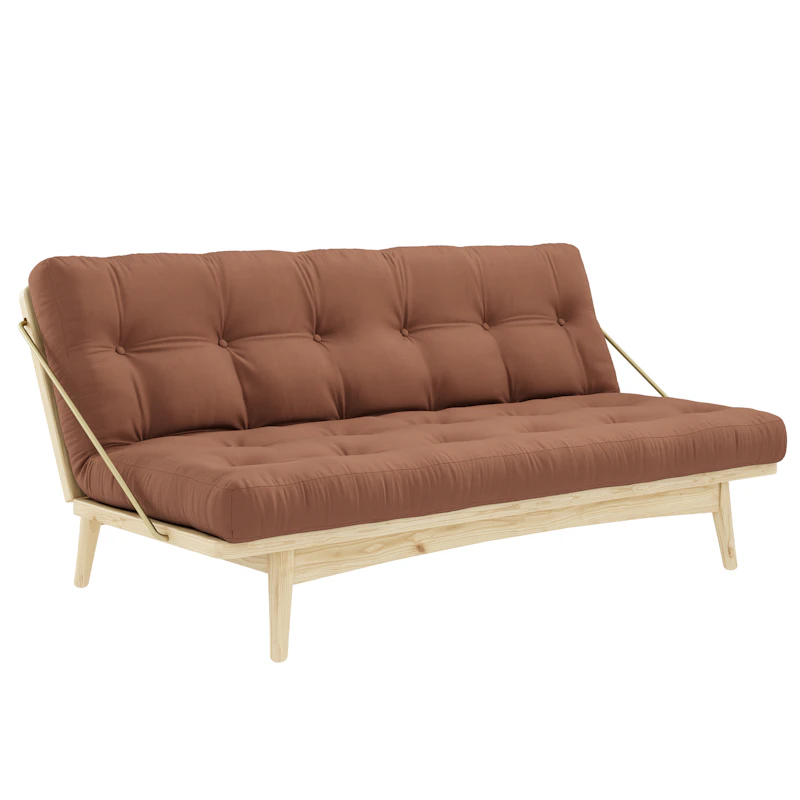 Folk Sovesofa 130x190 cm, Clay Brown