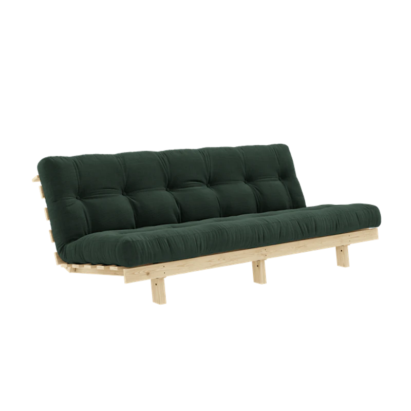 Lean Sovesofa Med Alpha Madrass 130x200 Tang/Raw