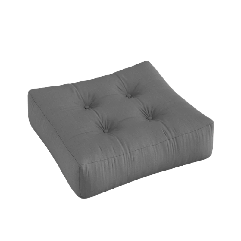 More Out Utendørs Puff Mørkgrå