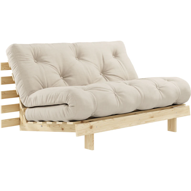 Roots 140 Sovesofa Med Madrass, Raw / Beige