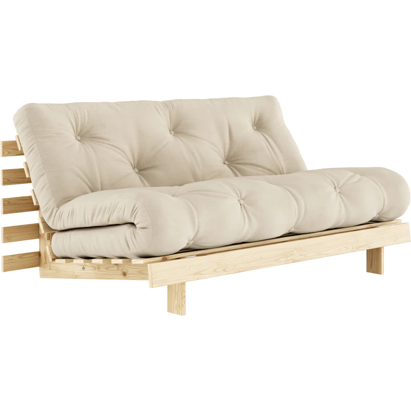 Roots 160 Sovesofa Med Madrass, Raw / Beige