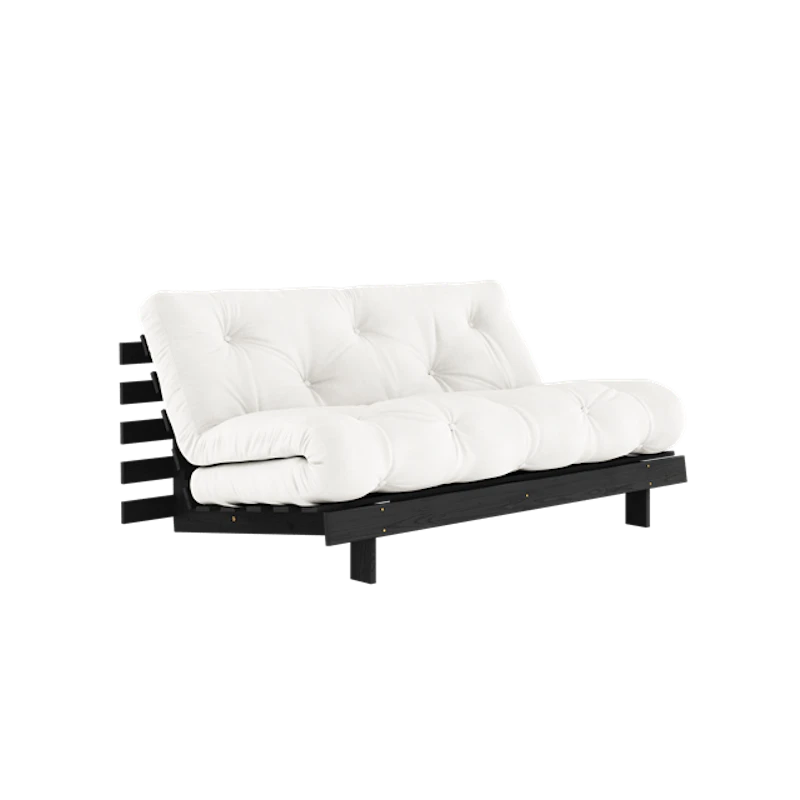 Roots Sovesofa Med Roots-Madrass 160x200 Naturfarget/Svartlakkert