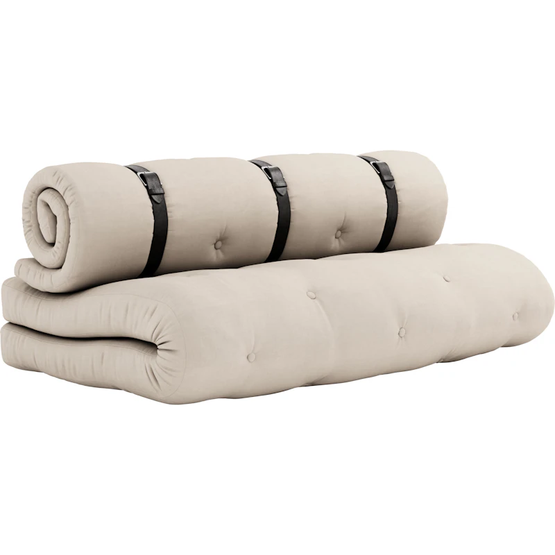 Buckle-Up Sofa Med Belte, Beige / Brun