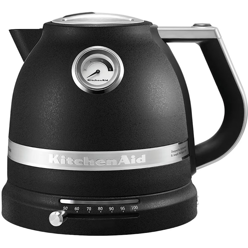 5KEK1522EBK Vannkoker Artisan 1,5L Med Justerbar Temperatur, Cast Iron Black