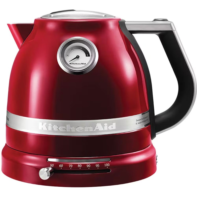 5KEK1522ECA Vannkoker Artisan 1,5L Med Justerbar Temperatur, Red Metallic