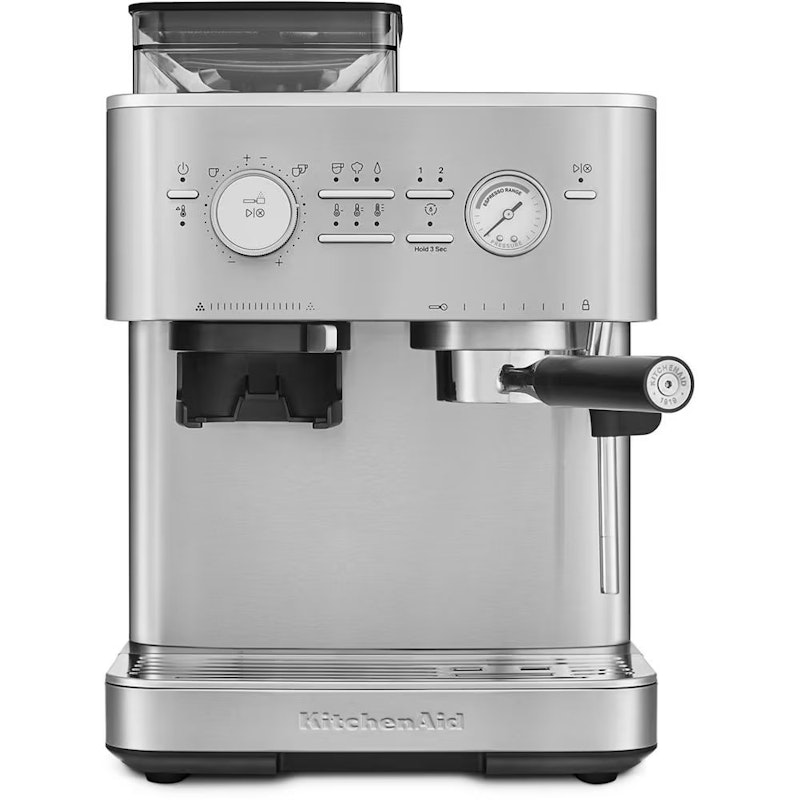 5KES6551ESX Halvautomatisk Espressomaskin Med Kaffekvern, Rustfritt Stål